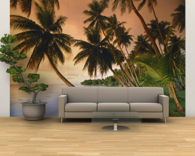 400x320 Wall Mural Painting Ideas New House Designs - Tropical Painting Ideas