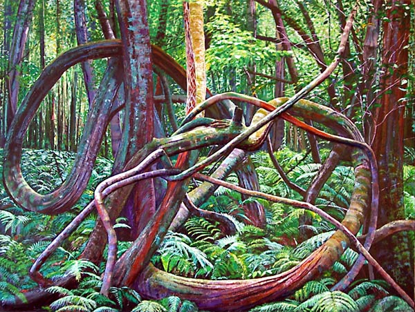 Tropical Rainforest Painting at PaintingValley.com | Explore collection