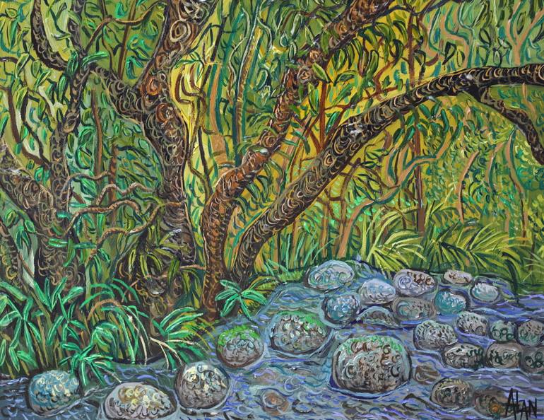 Tropical Rainforest Painting at PaintingValley.com | Explore collection