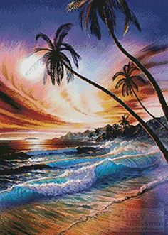 236x331 Tropical Sunset Surfer Painting By Amy Scholten Painting - Tropical Sunset Painting