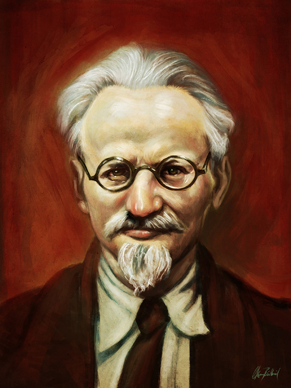 600x800 Leon Trotsky By Artofokan - Trotsky Painting