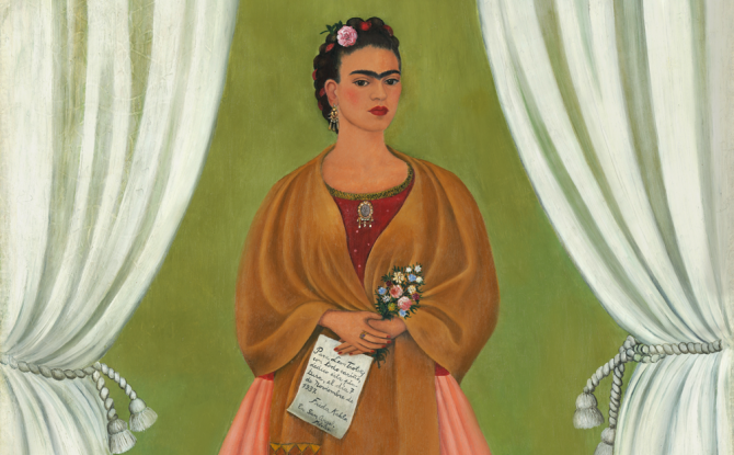 670x415 Self Portrait Dedicated To Leon Trotsky National Museum Of Women - Trotsky Painting