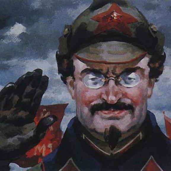 577x577 The Works Of Leon Trotsky The Charnel House - Trotsky Painting