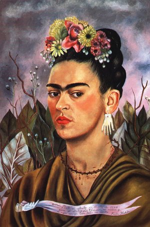300x454 Frida Kahlo - Trotsky Painting