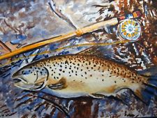 225x169 Trout Painting Ebay - Trout Painting