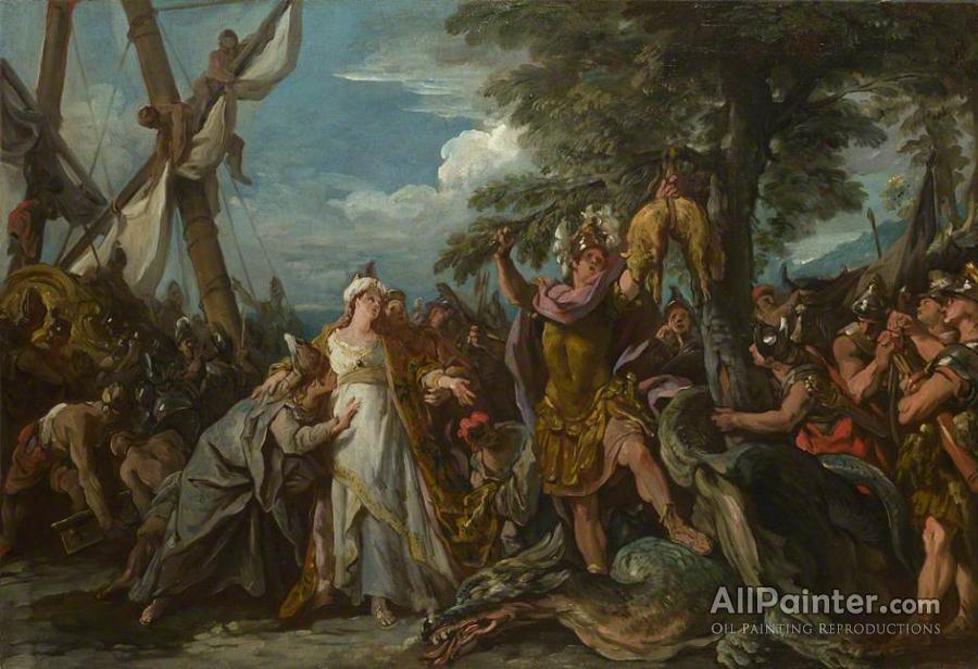 900x616 Jean De Troy The Capture Of The Golden Fleece Oil - Troy Painting