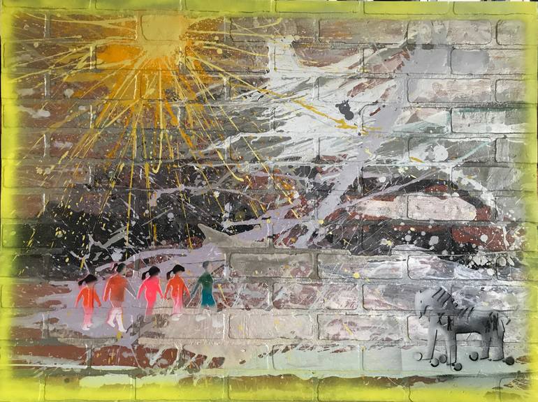 770x576 Saatchi Art Horse Of Troy Painting By Robert Bery - Troy Painting