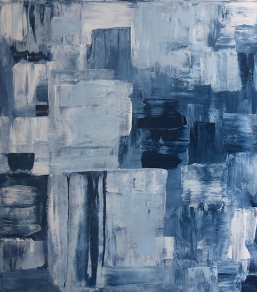528x600 Susan Reiser You'Re True Blue - True Blue Painting