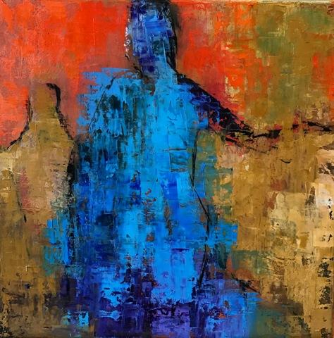 474x480 Denise Sedor True Blue Cerulean Arts - True Blue Painting