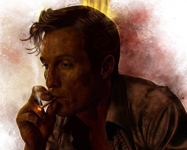 599x480 True Detective - True Detective Painting