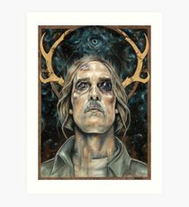 210x230 True Detective Art Prints Redbubble - True Detective Painting