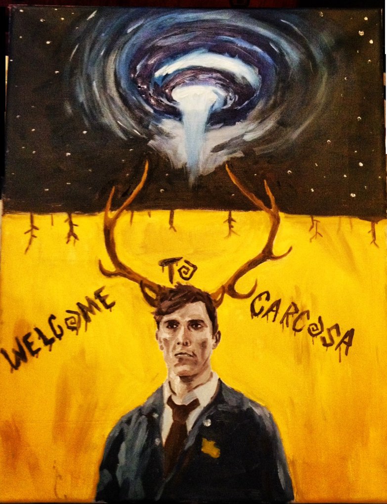 783x1019 True Detective Painting By Existentialastronaut - True Detective Painting