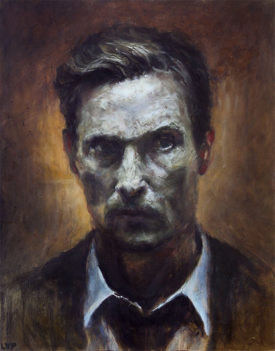900x1147 True Detective Fine Art Print Portrait Of Rust Cohle - True Detective Painting