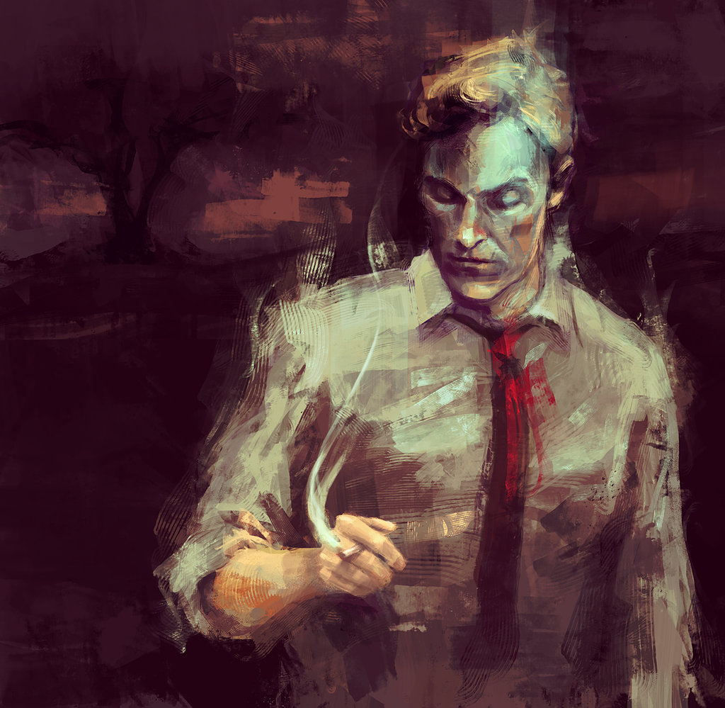1024x999 Artstation - True Detective Painting