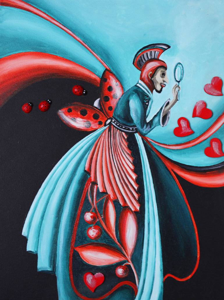 770x1031 Saatchi Art In Search Of True Love Painting By Olga Troyan - True Love Painting