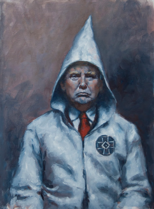530x719 Paintings Of Donald Trump - Trump Oil Painting