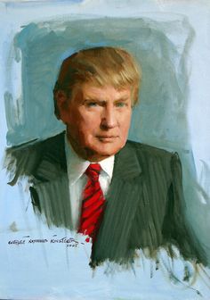 236x336 Pin By King Robbo On Donald Trump For President - Trump Oil Painting