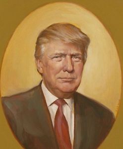 248x300 President Donald Trump First Oil Painting Beautiful 8.5x11 - Trump Oil Painting