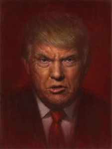 225x300 Us President Trump Modern Hand Painted Oil Painting Art No Frame - Trump Oil Painting