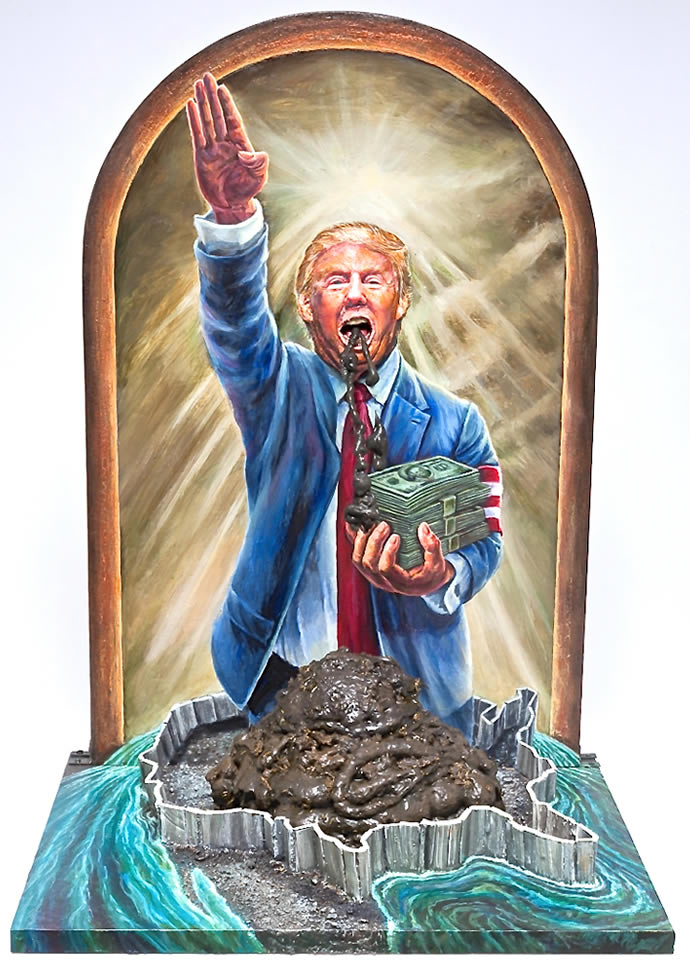 690x974 Image - Trump Painting