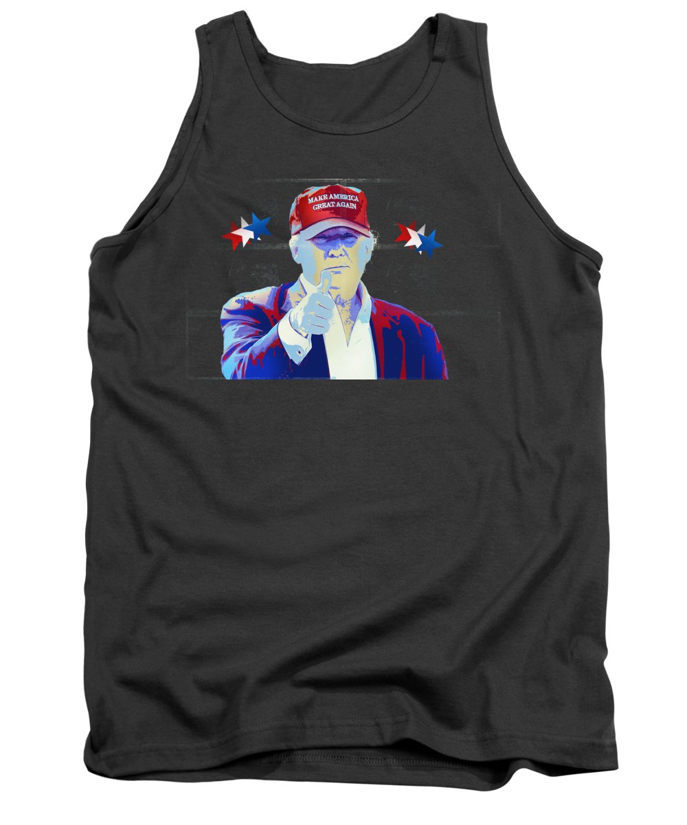 1000x1200 T R U M P Donald Trump Tank Top For Sale By Mr Freedom - Trump Tank Painting