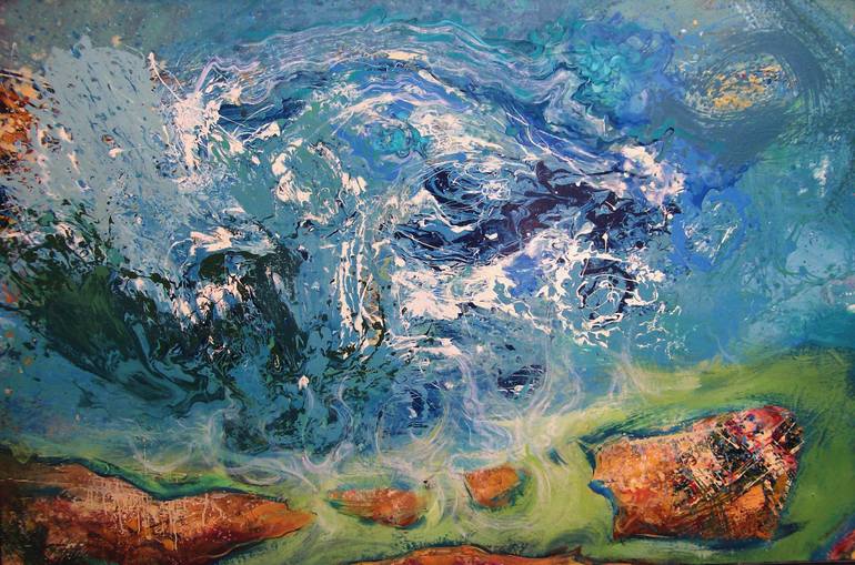770x509 Saatchi Art Tsunami Painting By Mladen Stankovic - Tsunami Painting