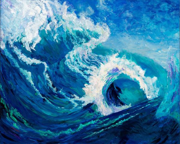 600x480 Tsunami Of His Shalom Project 7 Billion - Tsunami Painting
