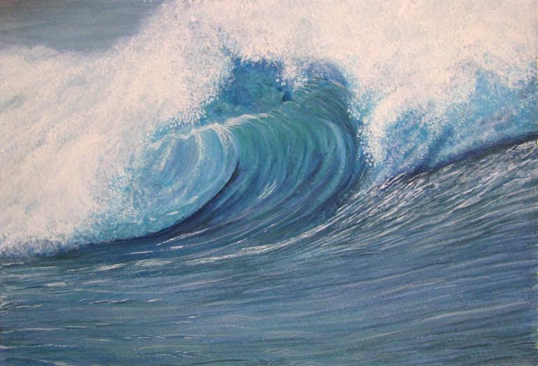 Tsunami Wave Painting At Paintingvalley.com 