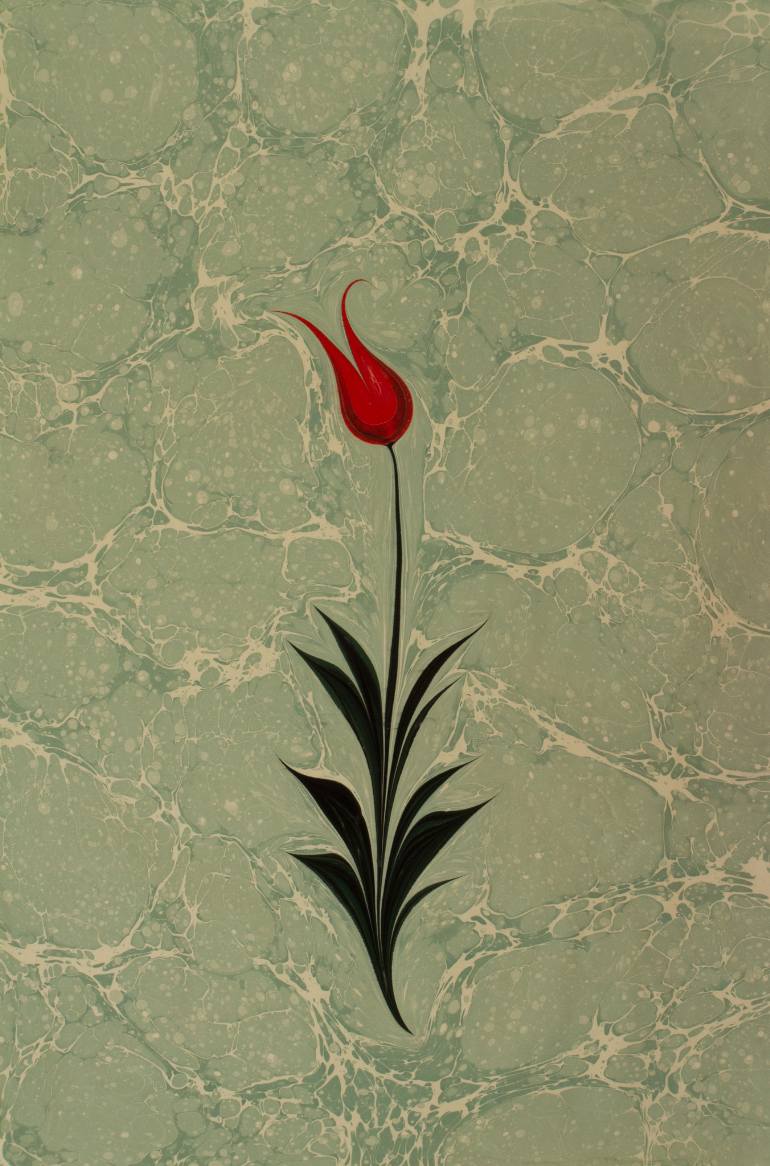 770x1166 Saatchi Art Tulip Flower Painting By Mukatder Kavas - Tulip Flower Painting