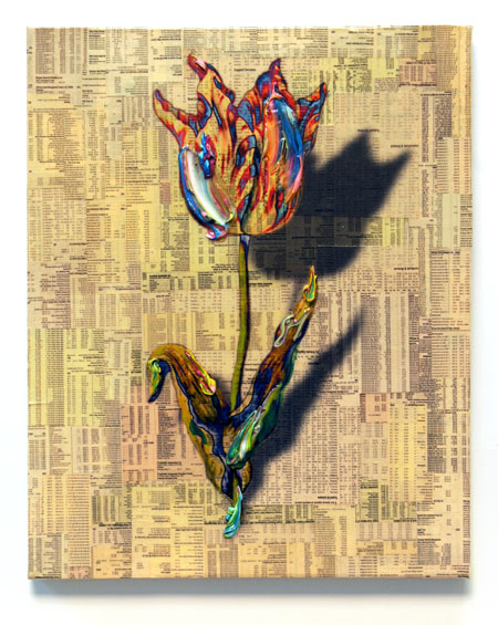 450x565 Gordon Cheung Art Is Not A Speculative Investment Writing Art - Tulip Mania Painting