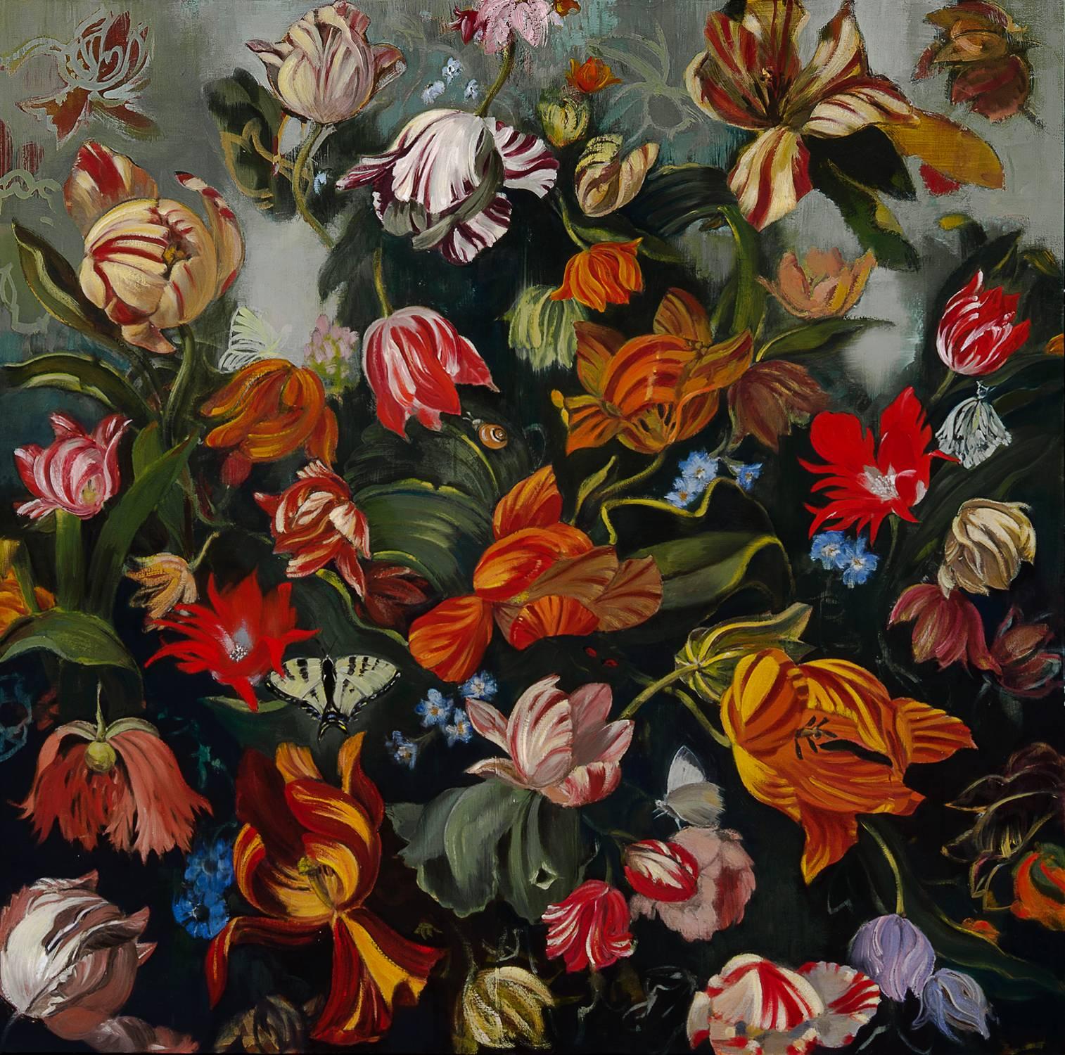 Tulip Mania Painting At PaintingValleycom | Explore Collection Of