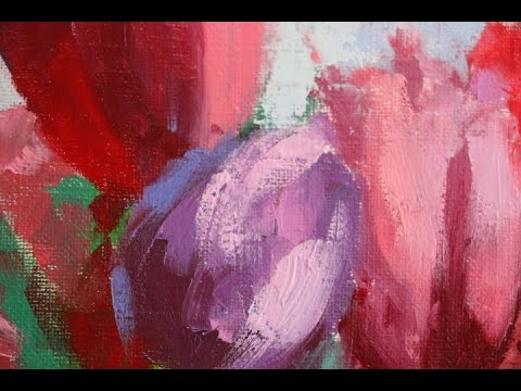 480x360 Flower Oil Painting Tulips - Tulip Oil Painting