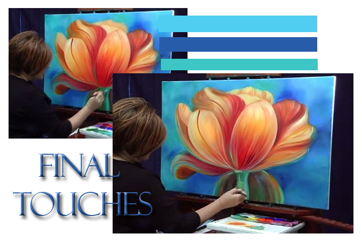 720x480 Tulip Paintingpainting Flowers In Acrylic Art Apprentice Online - Tulip Painting Acrylic