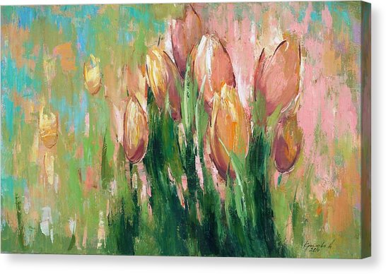 Tulip Painting On Canvas at PaintingValley.com | Explore collection of ...