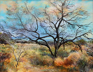 300x235 Tumbleweed Original Artwork Fine Art America - Tumbleweed Painting