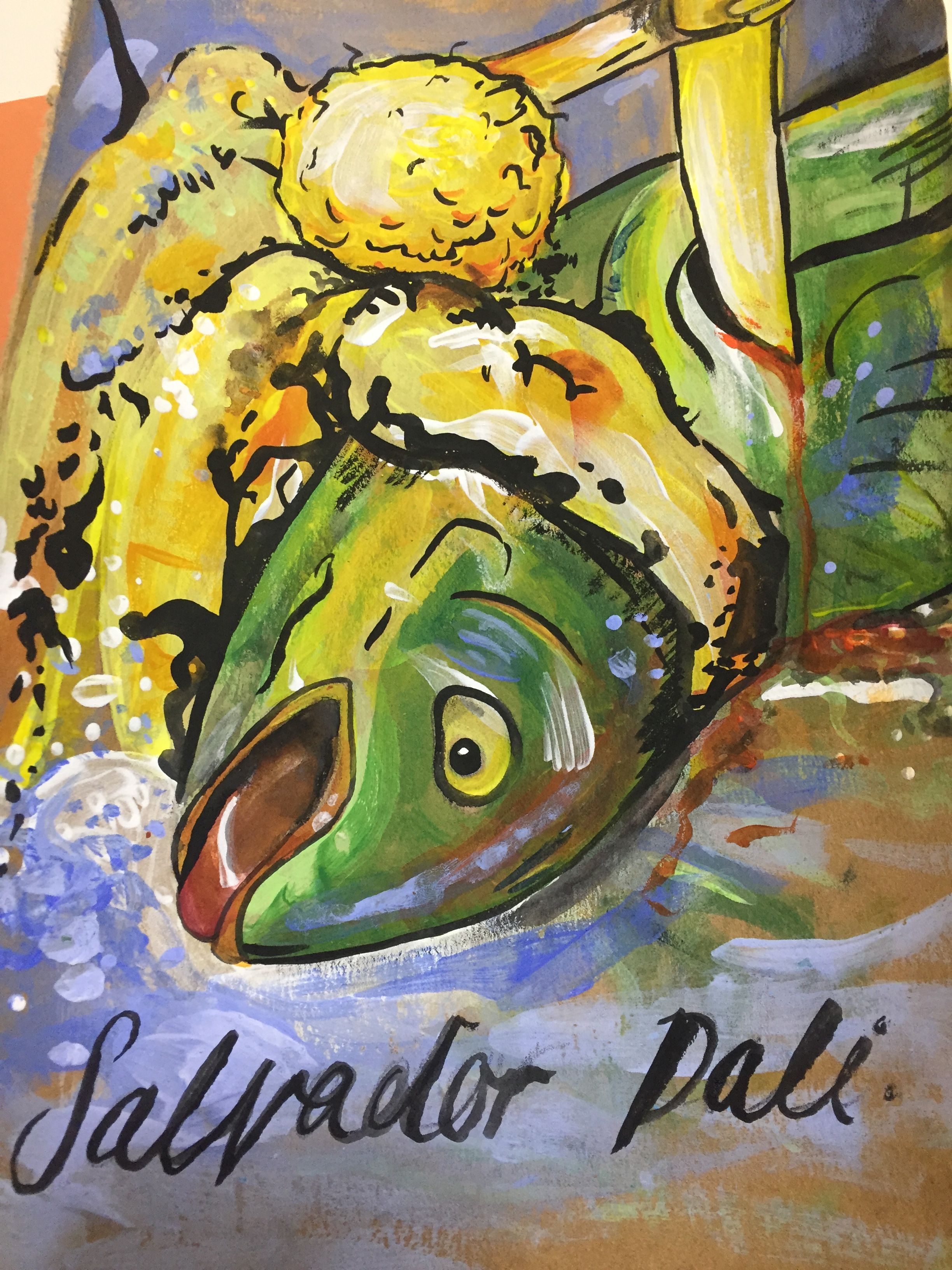 2448x3264 Painting Of Salvador Dali'S - Tuna Fishing Painting