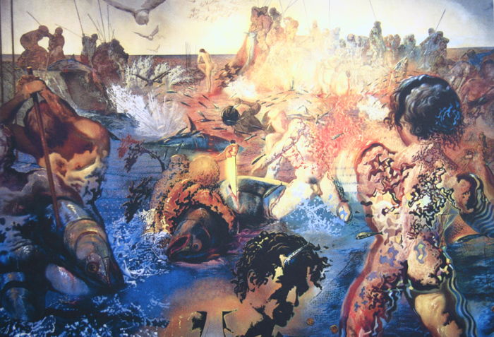 700x477 Salvador (After) - Tuna Fishing Painting