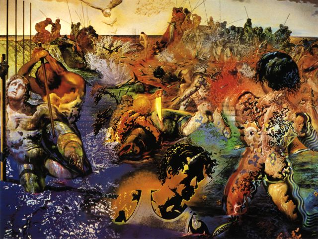 640x481 Tuna Fishing, 1967 By Salvador Dali - Tuna Fishing Painting