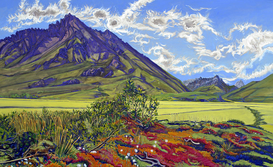 900x550 Tundra Shelf Painting By Bill Brody - Tundra Painting