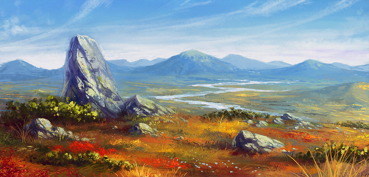 1280x614 Tundra By Anekashu - Tundra Painting