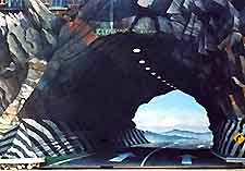 225x157 Tunnelvision Mural Illusion - Tunnel Vision Painting Pictures
