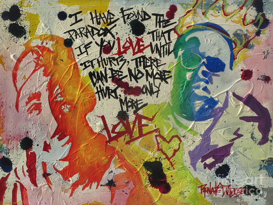 900x675 Tupac And Biggie Painting By Renate Dubose - Tupac And Biggie Painting