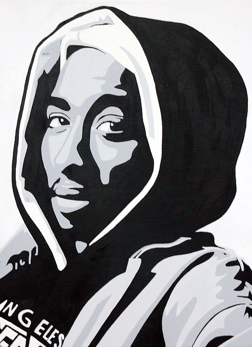 509x700 Tupac Painting By Michael Ringwalt - Tupac Painting