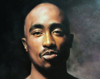 340x270 Tupac Painting Etsy - Tupac Shakur Painting