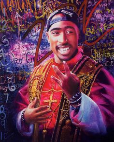 236x292 Hip Hop Best Thinkers - Tupac Shakur Painting