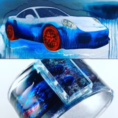 236x236 New Rings, Performance Inspired. Lucite Jewelry Ring - Turbo Painting