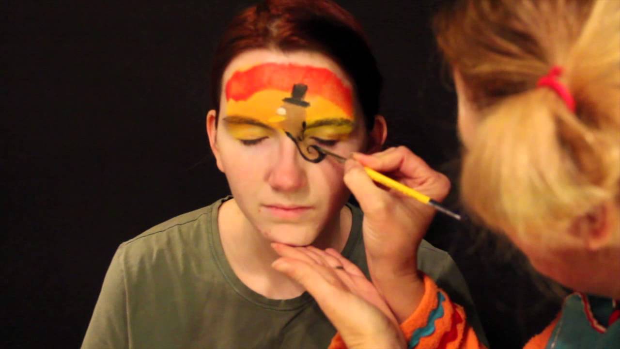 1280x720 Silly Sally's Facepainting How To Facepaint A Turkey - Turkey Face Painting