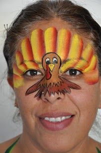 203x306 Turkey Face Painting Face Painting - Turkey Face Painting