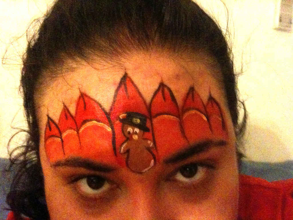 1024x768 The World's Best Photos By Big Grins Face Painting And Body Art - Turkey Face Painting