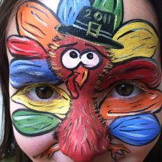 236x236 Turkey Face Painting Ideas - Turkey Face Painting